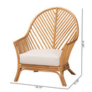 Flared Arm Rattan Accent Chair | Bali Loom Lisabon | Oroatrade.com