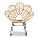 Leaf Inspired Rattan Accent Chair | Bali Loom Garan | Oroatrade.com