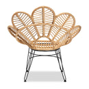 Leaf Inspired Rattan Accent Chair | Bali Loom Garan | Oroatrade.com