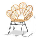 Leaf Inspired Rattan Accent Chair | Bali Loom Garan | Oroatrade.com