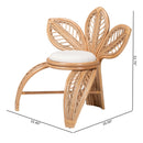 Flower Inspired Rattan Accent Chair | Bali Loom Gresham | Oroatrade.com