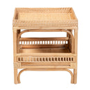 Rattan 2 Tier End Table | Bali Loom Lombok | Oroatrade.com