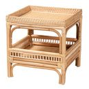 Rattan 2 Tier End Table | Bali Loom Lombok | Oroatrade.com