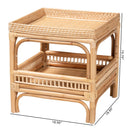 Rattan 2 Tier End Table | Bali Loom Lombok | Oroatrade.com