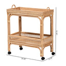 Woven Rattan Wine Cart | Bali Loom Lombok | Oroatrade.com