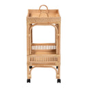 Woven Rattan Wine Cart | Bali Loom Lombok | Oroatrade.com