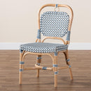 Blue White Weaving Bistro Chair | Bali Loom Luciana | Oroatrade.com