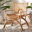 Curved Seat Rattan Accent Chair | Bali Loom Mamba | Oroatrade.com