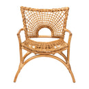 Curved Seat Rattan Accent Chair | Bali Loom Mamba | Oroatrade.com