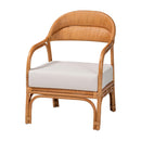 Cushioned Seat Rattan Accent Chair | Bali Loom Marisa | Oroatrade.com