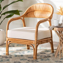 Cushioned Seat Rattan Accent Chair | Bali Loom Marisa | Oroatrade.com