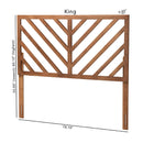 Wooden Chevron King Size Headboard | Bali Loom Belisma | Oroatrade.com
