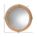 Woven Rope Round Wall Mirror | Bali Loom Manila | Oroatrade.com