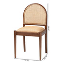 Acacia Framed Rattan Dining Chairs 2 | Bali Loom Maryland | Oroatrade.com