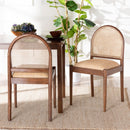 Acacia Framed Rattan Dining Chairs 2 | Bali Loom Maryland | Oroatrade.com