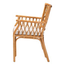 Rattan Openwork Accent Armchair | Bali Loom Maisa | Oroatrade.com