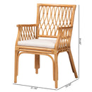 Rattan Openwork Accent Armchair | Bali Loom Maisa | Oroatrade.com
