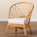 Rattan Sloped Accent Chair | Bali Loom Emmeline | Oroatrade.com