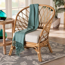 Rattan Sloped Accent Chair | Bali Loom Emmeline | Oroatrade.com