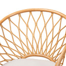 Rattan Sloped Accent Chair | Bali Loom Emmeline | Oroatrade.com