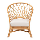 Rattan Sloped Accent Chair | Bali Loom Emmeline | Oroatrade.com