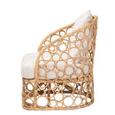 Rattan Bubble Openwork Accent Chair | Bali Loom Prisca | Oroatrade.com