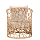 Rattan Bubble Openwork Accent Chair | Bali Loom Prisca | Oroatrade.com