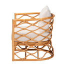 Curved Rattan Padded Accent Chair | Bali Loom Acelynn | Oroatrade.com