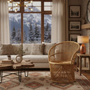 Rattan Round Base Accent Chair | Bali Loom Narva | Oroatrade.com