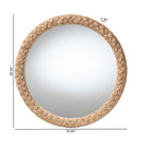 Braided Rope Round Accent Mirror | Bali Loom Shara | Oroatrade.com