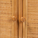 Rattan Peacock Fan Cabinet | Bali Loom Noreen | Oroatrade.com