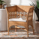 Braided Rattan Padded Accent Chair | Bali Loom Oxford | Oroatrade.com