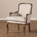 Beige Cotton Classic Accent Chair | Bali Loom Napoleon | Oroatrade.com