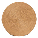 Handwoven Rattan Scalloped Coffee Table | Bali Loom Palm | Oroatrade.com