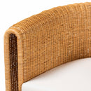 Handwoven Rattan Barrel Dining Chair | Bali Loom Carina | Oroatrade.com