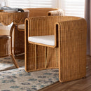 Handwoven Rattan Barrel Dining Chair | Bali Loom Carina | Oroatrade.com