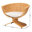 Woven Rattan Bohemian Lounge Chair | Bali Loom Reya | Oroatrade.com