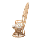 Rattan Indoor/Semi-Outdoor Peacock Accent Chair | Novi Living Fedra