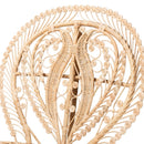 Rattan Indoor/Semi-Outdoor Peacock Accent Chair | Novi Living Fedra