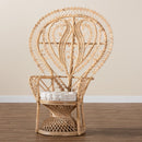 Rattan Indoor/Semi-Outdoor Peacock Accent Chair | Novi Living Fedra