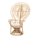 Rattan Indoor Semi Outdoor Peacock Accent Chair | Bali Loom Fedra | Oroatrade.com