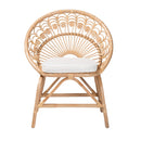 Boho Rattan Peacock Accent Chair | Bali Loom Abriella | Oroatrade.com