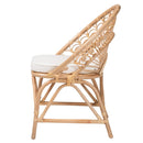 Boho Rattan Peacock Accent Chair | Bali Loom Abriella | Oroatrade.com