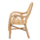 Curled Rattan Detail Accent Chair | Bali Loom Putri | Oroatrade.com