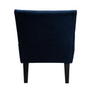 Tufted Blue Velvet Accent Chair | Bali Loom Harmon | Oroatrade.com