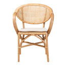 Natural Rattan Framed Dining Chair | Bali Loom Varick | Oroatrade.com