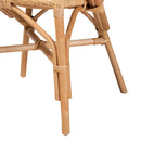 Natural Rattan Framed Dining Chair | Bali Loom Varick | Oroatrade.com