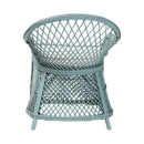 Braided Rattan Bohemian Accent Armchair | Bali Loom Casilda | Oroatrade.com