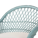 Braided Rattan Bohemian Accent Armchair | Bali Loom Casilda | Oroatrade.com