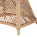 Braided Rattan Bohemian Accent Armchair | Bali Loom Casilda | Oroatrade.com